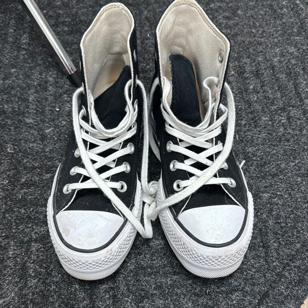 Converse Platform Black and White High-Tops